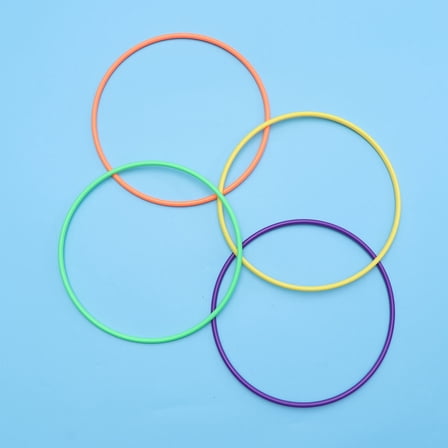 ROSENICE Toss Rings for 20Pcs in Assorted Color 9.3in