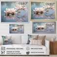 thumbnail image 4 of Designart "Magnolia Reflections Grey and White Beauty II" Floral Canvas Print, 4 of 5