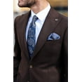 thumbnail image 2 of Jacket, Stylish Special Design 80% Wool Slim Fit Brown Classic Men's Jacket, 2 of 3