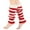 Red, variant on Women's Leg Warmer Winter Striped Knitted Warm Leg Stacked Socks Warm Leg Trendy