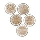 thumbnail image 2 of 6 adornos navideños de macramé, manualidades de madera, discos redondos para bodas y fiestas. Conjunto F, 2 of 9