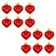thumbnail image 5 of 36pcs Navidad corazón rojo colgante árbol de navidad decoración colgante corazón decoración, 5 of 7