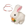 thumbnail image 4 of Juguete interactivo de conejo electrónico, juguete de , juguete de peluche novedoso, decoración del hogar para la familia adolescentes niñas, 4 of 10