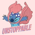 thumbnail image 2 of Toddler's Lilo & Stitch Unstoppable Funny Stitch  Graphic Tee Light Pink 5T, 2 of 3