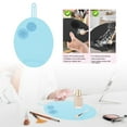 thumbnail image 1 of Beauty Silicone Makeup Mat Makeup Brush Storage Mat Desktop Organization Foldable Makeup Brush Cleaning Mat Silicone Makeup Tool Mat Portable Makeup Cleaning Mat, 1 of 7