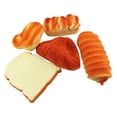thumbnail image 1 of GUANGHONG Ensemble de Pain 5 Pcs Parfumé Jouet Anti-Stress pour Enfants Saucisse 6 cm Rot, 1 of 7