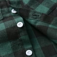 thumbnail image 4 of LUOGENLI Boys Shirts 6 Boys' Plaid Short Sleeved Shirts Small and Medium Sized Childrens Summer Cardigan Dresses Formal Dresses Going out and Being Handsome Boys Tshirts 18-24 Months, 4 of 4