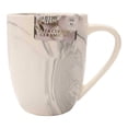 thumbnail image 1 of Taza Thyme & Table de Cerámica Diseño Marmol Apto para Microondas Color Gris 414 ml, 1 of 4