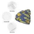 thumbnail image 3 of Pofeuu Cartoon Submarines Print Beanie Hat for Men Women Knit Winter Hat Warm Cuffed Skull Beanie Slouchy Soft Unisex, 3 of 6