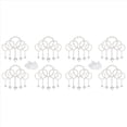 thumbnail image 1 of 40 Piezas de Cuentas de Rosario de AcríLico para Bautismo, Mini Rosarios de con Bolsas de Organza para la Primera ComunióN, Recuerdos de Fiesta de Bautismo., 1 of 8