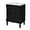 Black, variant on Tcbosik Bathroom Vanity with Ceramic Sink Combo, 24 inch Wooden Vanity Cabinet with Adjustable Shelf and 2 Soft Close Doors for Small Space, White