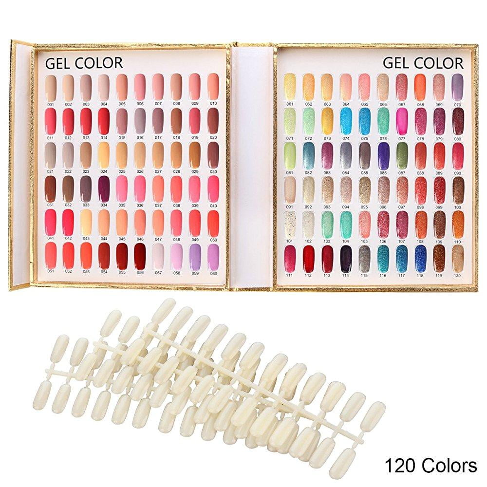 Nail Color Chart Display Book