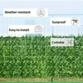 thumbnail image 5 of Hiziwimi 118x19 in Artifical Ivy Privacy Fence Screen,  Faux Ivy Vine Leaf Grass Wall, Artificial Hedges Greenery Backdrop Wall for Balcony Indoor Outdoor Garden Fence Decor, 5 of 7
