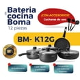 thumbnail image 4 of Batería de cocina BOMA 12 piezas ergonómico antiadherente BM-K12, 4 of 11