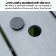 thumbnail image 6 of CQSXDA Patio Dining Table with Umbrella Hole, Weather Resistant, Rectangular Outdoor Furniture for Lawn and Yard, 6 of 10