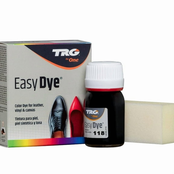 TRG Black Color Dye - best leather dye, makes it easy to either restore the color of your shoes, handbags or other leather goods or to change the color