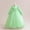 Green, variant on Girls Flower Dresses Solid Color Long Sleeve Round Neck Gown Flower Girl Host Stage Performance Maxi Princess Dress Wine 3-4 Years