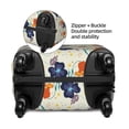 thumbnail image 4 of Haiem Flower Leaves Luggage Cover Printed Suitcase Covers for Luggage Elastic Washable Suitcase Protector Fits 18-32 Inch Luggage-X-Large, 4 of 9