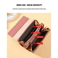 thumbnail image 5 of Women's long purse coin purse female double zipper crossbody wallet clutch bag shoulder bag cell phone bag card holder, 5 of 8
