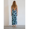 thumbnail image 6 of Biezeib Women Long Dress, Sleeveless Crew Neck Backless Flower Print Tank Dress Summer Cocktail Dress, 6 of 6