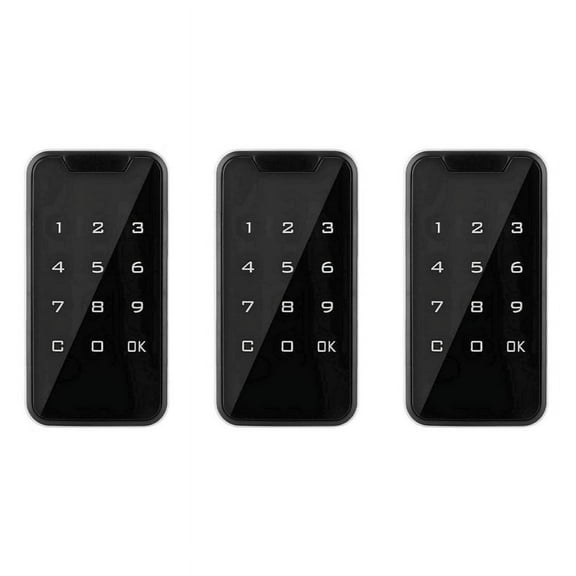 3X Electronic Smart Digital Electronic Door Lock Fingerprint Password Keyless Keypad