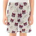 thumbnail image 2 of Football Cheerleaders Pattern Athletic Shorts Breathable with Comfort Fit Drawstring Casual Sweatshorts Large, 2 of 9