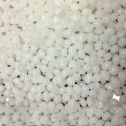 Herunwer Moldable Plastic Pellets - Thermoplastic Beads Polymorph Plastic Meltable Plastic Reusable Thermal Beads for Crafts,Temporarily Repair,Modeling,Halloween Vampire Teeth Fangs