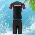 thumbnail image 2 of Men's Suits Swim Set Functional Sun UPF 50+ Trunks with Rash Guard Shirt for Everyday Casual Style and All-Season Comfort, 2 of 3