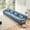 Blue, variant on MAYEERTY 99.4in 2 Seater Cloud Sofa Couch for Living Room, Chenille Loveseat Sofa with 2 Lumbar Pillows and 2 Throw Pillows, Gray