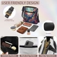 thumbnail image 6 of Kuiaobaty Axolotl Sea Coral Print Crossbody Bag for Women Trendy, Roomy Multi Pockets Leather Messenger Handbag with Adjustable Strap, Lightweight Hobo Purse Crossbody for Travel, 6 of 7