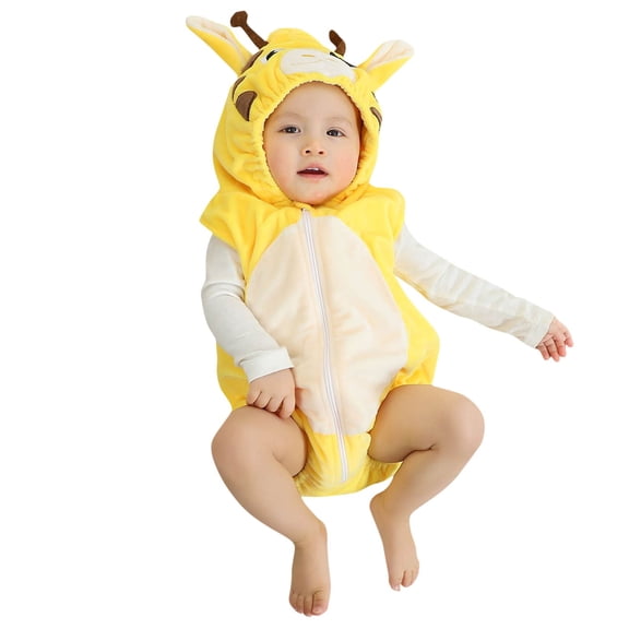 lulshou Baby Romper Baby Crawling Suit Long Jumpsuit Baby Summer Jumpsuit Newborn Baby Clothes Bodysuit on Clearance