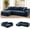 Blue, variant on 95" Boneless L-Shaped Sectional Sofa with Left Facing Chaise, Deep Seat Corduroy Couch for Living Room, Compressed Sofa in a Box, No Assembly Required, Green
