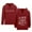 Red, variant on Tiweut Boys' Hoodies Sweatshirts Solid Color Zip Up Pullover Long Sleeve Outerwear Letter Print Classic Hooded 3-4 Y