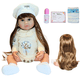 thumbnail image 1 of Muñeca Reborn Amelia 55 cm Realista con Vestido de Algodón Blanco y Detalles Florales, 1 of 4