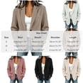 thumbnail image 3 of Homenesgenics Jackets for Women 2026 Long-Sleeve Lapel Minimalist Blazer for Spring/Fall White S, 3 of 5