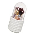 thumbnail image 3 of Porte-pinceaux de Maquillage, Base Rotative à 360 Degrés Organisateur de Pinceaux de Maquillage 5 Emplacements Gobelet Grande Capacité pour Cosmétiques Rouges à Lèvres Salle de Bain Bureau, 3 of 8