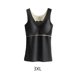thumbnail image 3 of Minnieouse Ropa interior térmica de invierno para mujer, Top de alta elasticidad para mantener el calor, chaleco básico adelgazante informal, accesorio de Camisetas sin mangas Negro 3XL Minnieouse  AP013374-04, 3 of 6