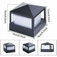 thumbnail image 2 of Lámpara de pilar para poste de luz, lámpara de puerta, lámpara de columna para exteriores, villa, IP65, impermeable, de aluminio, para jardín, paisaje, césped, puerta, valla, luz de, 2 of 5