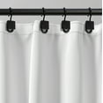 thumbnail image 4 of Cortina de baño Moorefield Solid 183x183 cm con ojales negros, dobladillo magnetico y tacto suave, Esmerilado, 4 of 7