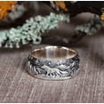thumbnail image 2 of zttd men's loyal wolf couple retro pair ring fashion ring size 7-13, 2 of 3