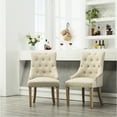 thumbnail image 2 of Wingback and Linen-Look Upholstery / Add Warmth to Dining Room with Chair Set, 2 of 7