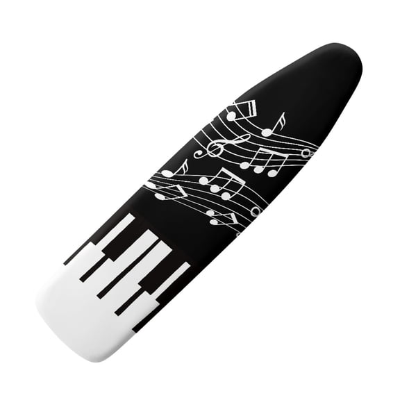 HELLHERO Piano Keys Music notes Ironing Board Cover, 15 * 54inch, Fit Most Standard Boards, Ironing Accessory, Home Decor