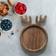 thumbnail image 4 of Christmas Antler Dinner Tray Fruit Tray Wooden Wood Crafts, 4 of 5