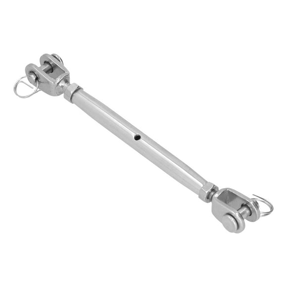 Closed Body Turnbuckles Jaws, 304 Stainless Steel Jaw Turnbuckle Adjustable Elastic Effect Rust Resistance for Sailing M6,M10,M16
