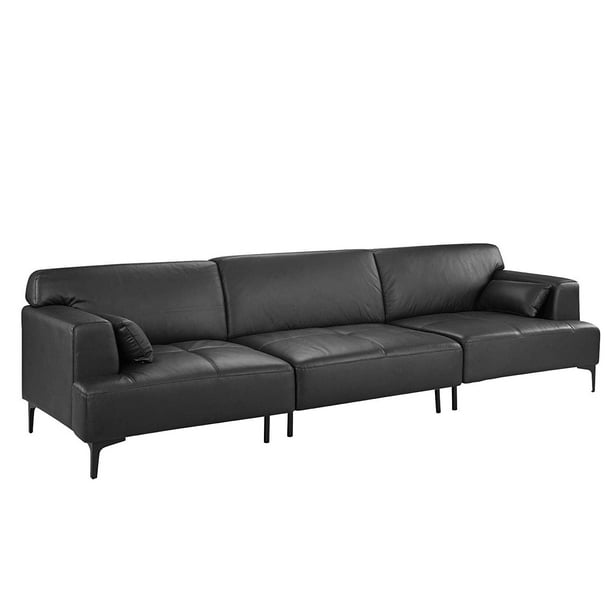 Extra Large Living Room Leather Sofa, Extra Wide Leather Sofa