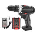 thumbnail image 3 of Tignapoo Perceuse Électrique Rechargeable 36V avec Couple Élevé et Fonction Impact - Ensemble d'Outils Électriques Portatifs Sans Fil dans une Mallette Durable, Disponible en Configuration US 110V avec Batteries Optionnelles, 3 of 5
