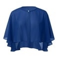 thumbnail image 3 of Fgnfyis Elegant Chiffon Fashion Shawl Wrap Stole For Women Evening Dress Accessory Blue A, 3 of 4
