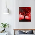 thumbnail image 4 of Nawypu  Red Trees Canvas Wall Art Art - Red Tree Painting Framed Wall Picture Canvas Print Framed Picture Painting for Room Home Decorations, 4 of 5