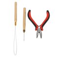 thumbnail image 4 of Kit d'Outils d'Extension de Cheveux Pince Crochet Aiguille de Traction Anneaux de Liaison en Silicone Perles Accessoire de Coiffure, 4 of 5