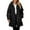 Black, variant on Jacket Zipperr Long Sleeve Hooded Comfort Warm Jackets Fall Clothes Winter Clothing for Women